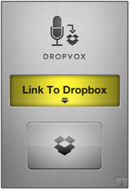 Screenshot Dropvox link naar Dropbox